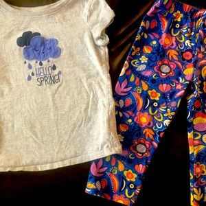 Baby girl cloud outfit 5t